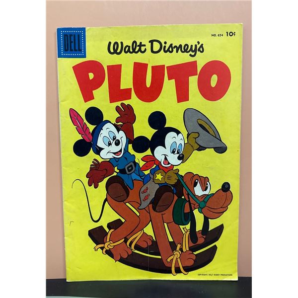 1955 Dell Comics Walt Disney's Pluto No. 654 Four Color Series