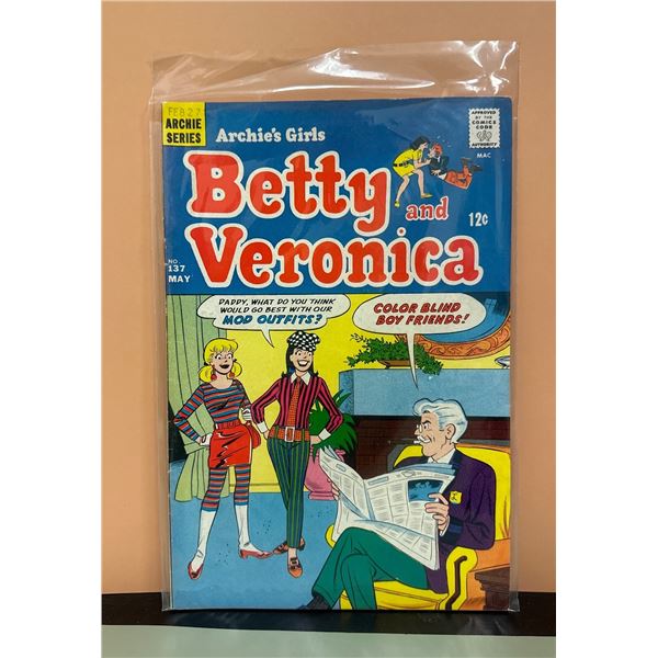 Archie's Girls Betty and Veronica #137 Comic Book (Archie, 1967)