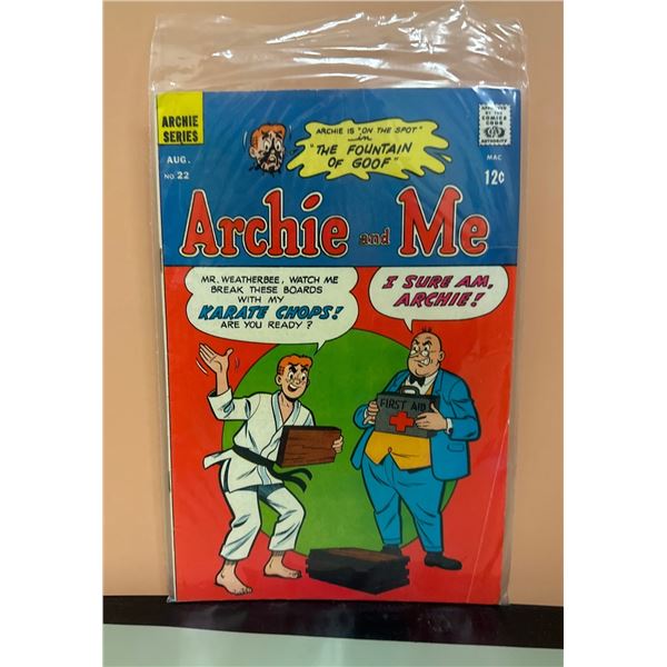 Archie and Me #22 (Aug 1968, Archie) Comic Book - Karate Chops Cover