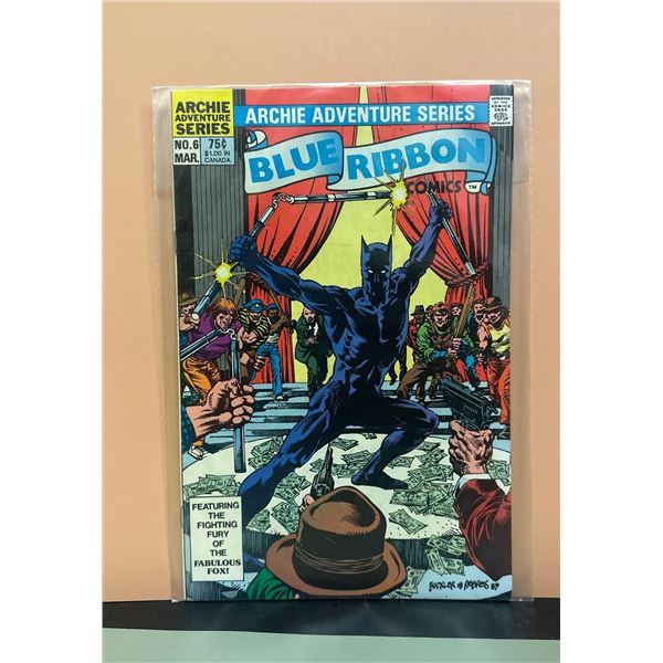 Blue Ribbon Comics #6 (Mar 1984) Archie Adventure Series The Fox