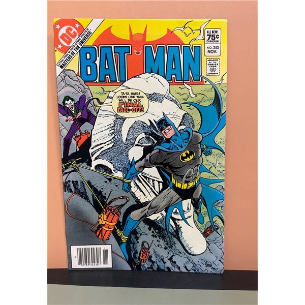 Batman #353 (1982, DC) Joker Final Face-Off, Masters of the Universe Preview