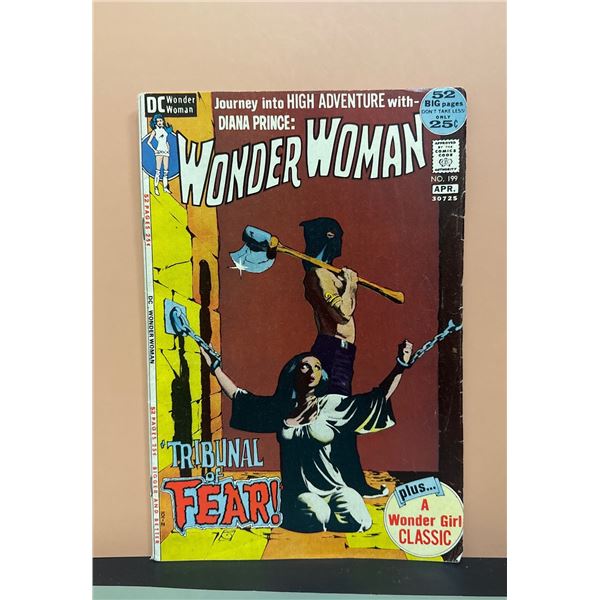 Wonder Woman #199 (DC, 1972) Tribunal of Fear! Jeff Jones Bondage Cover
