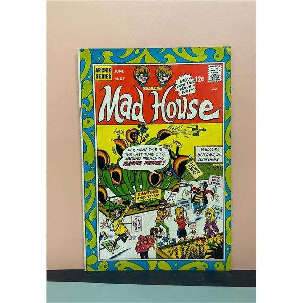 Archie's Mad House #61 (Archie Comics, 6/68) Silver Age, Flower Power