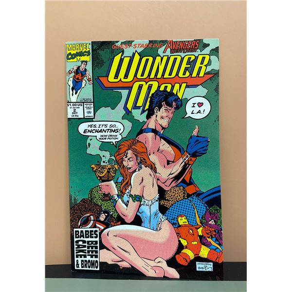 Wonder Man #2 (Marvel Comics, 1991) Guest Starring Avengers West Coast