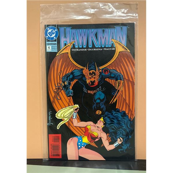 Hawkman #4 (1993, DC) - Wonder Woman Guest Appearance, Ostrander/Duursema