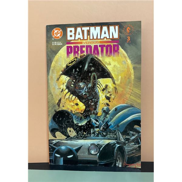 Batman Versus Predator #3 Comic Book (DC/Dark Horse, 1992)
