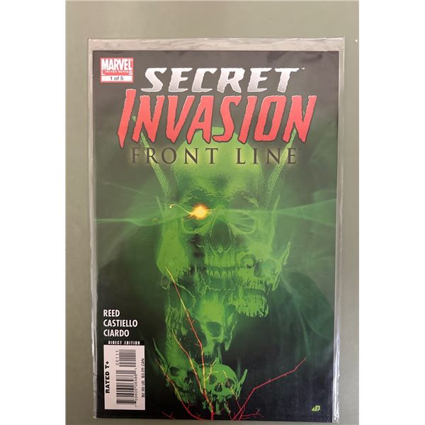 Secret Invasion: Front Line #1 (Marvel Comics, 2008) Direct Edition