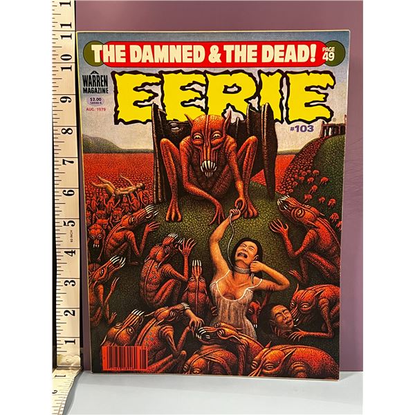 Eerie Magazine #103 Warren Aug. 1979 The Damned & The Dead
