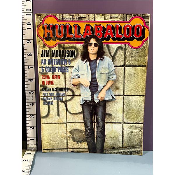 Hullabaloo Magazine Nov 1968 Jim Morrison The Doors Joplin Rascals Cream