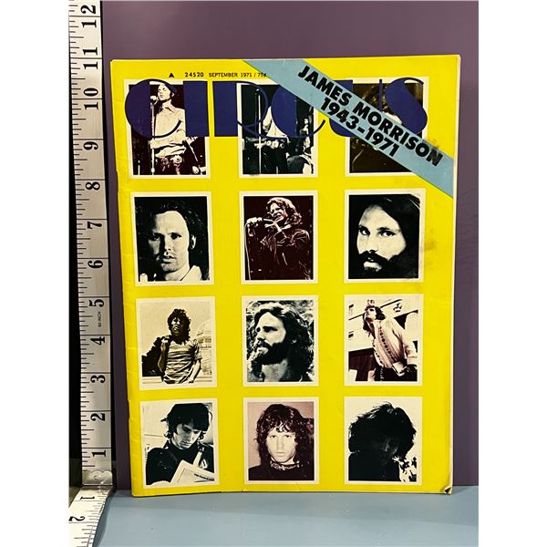 Circus Magazine September 1971 - Jim Morrison Memorial Issue 1943-1971