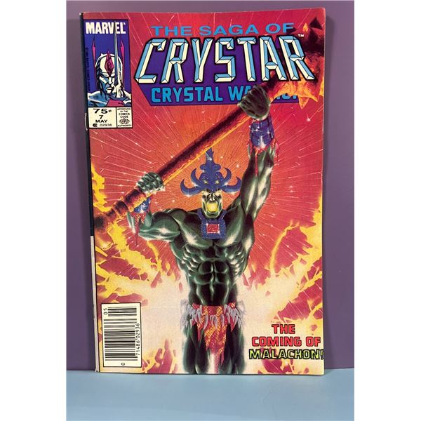 Marvel The Saga of Crystar Crystal Warrior #7 May 1984 The Coming of Malachon