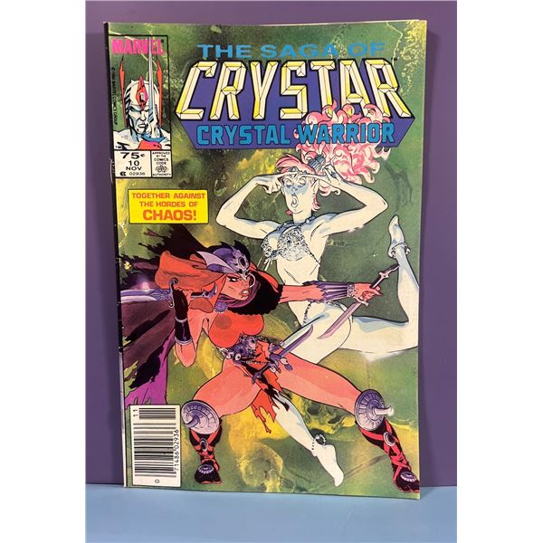 Marvel The Saga of Crystar Crystal Warrior #10 (Nov 1984) Comic Book