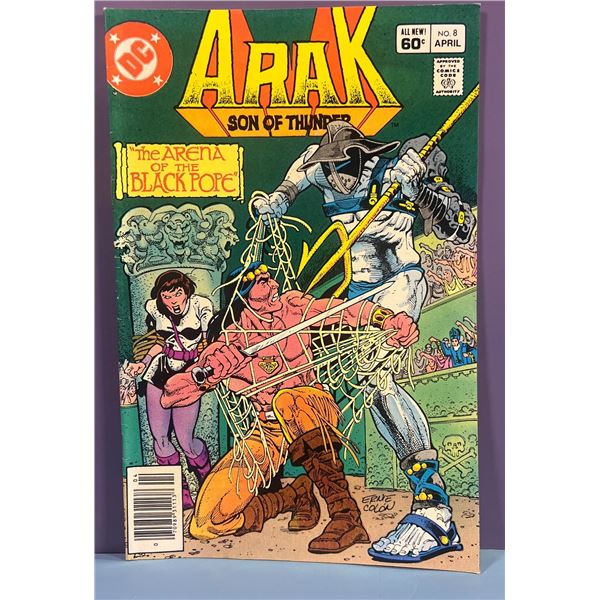 Arak, Son of Thunder #8 DC Comics (1982) - The Arena of the Black Pope