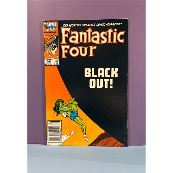 Fantastic Four #293 (Marvel Comics, Aug 1986) Black Out! She-Hulk