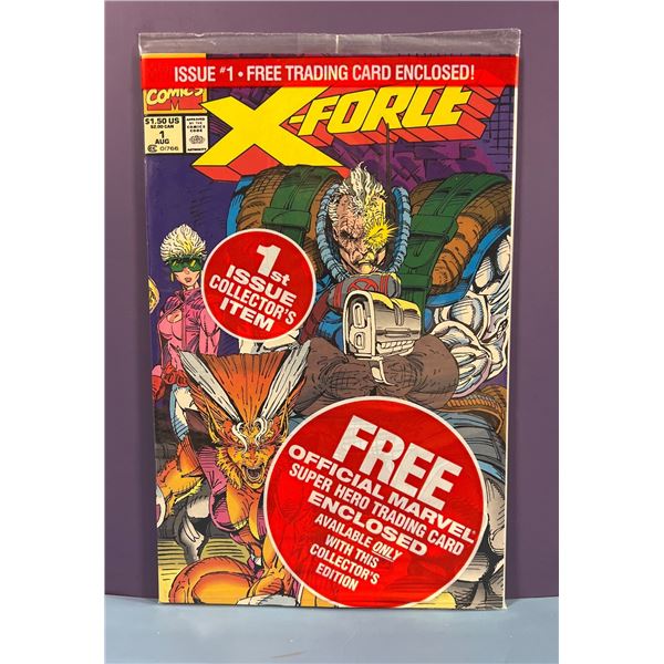 X-Force #1 (Marvel Comics, 1991) 1st Issue Collector's w/ Trading Card