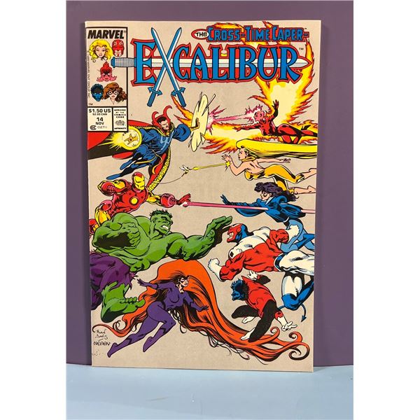 Excalibur #14 (November 1989) Marvel Comics - The Cross-Time Caper
