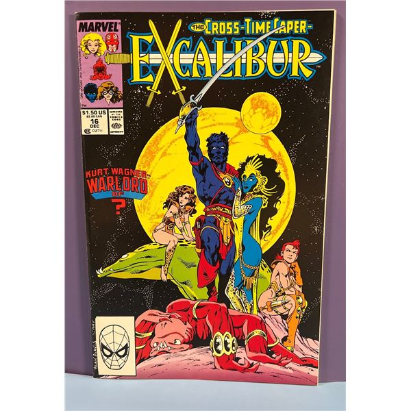 Excalibur #16 (Dec 1989, Marvel Comics) The Cross-Time Caper Part 5