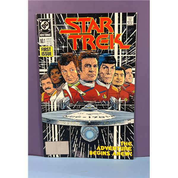 Star Trek #1 DC Comics (Oct 1989) First Issue The Adventure Begins Anew!