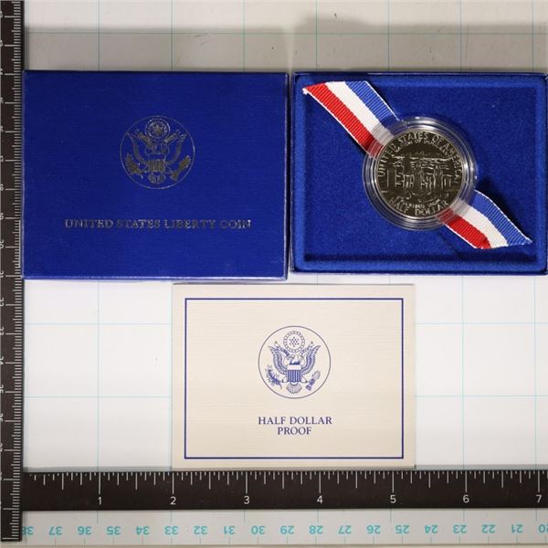 1986-S US PF STATUE OF LIBERTY HALF DOLLAR