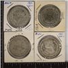 Image 1 : 1960, 61, 64 & 1965 MEXICO SILVER PESOS .2056 OZ.
