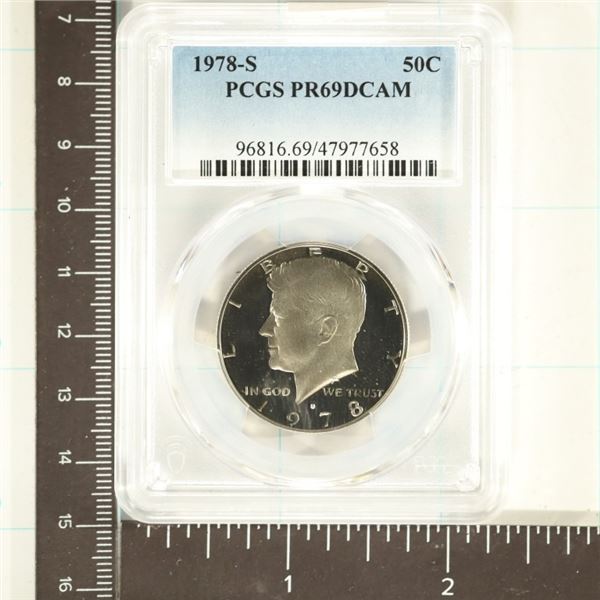 1978-S KENNEDY HALF DOLLAR PCGS PR69 DCAM