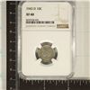 Image 1 : 1943-D SILVER MERCURY DIME NGC XF40