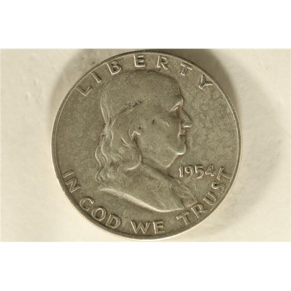 1954-D SILVER FRANKLIN HALF DOLLAR