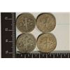 Image 2 : 1947, 57-D, 59-D & 1964 SILVER ROOSEVELT DIMES