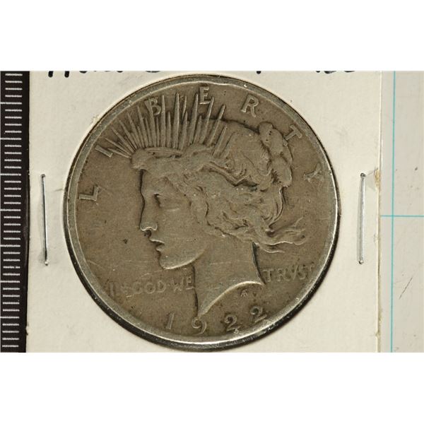 1922-S PEACE SILVER DOLLAR