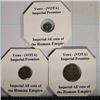 Image 2 : 3 VOWS(VOTA) IMPERIAL PROMISES ROMAN ANCIENT COINS