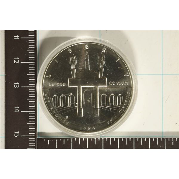 1984-S US SILVER "LOS ANGELES OLYMPIAD" DOLLAR UNC
