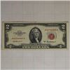Image 1 : 1953-A US $2 RED SEAL NOTE, A45706880A