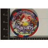 Image 1 : $5 HARRAHS CASINO CHIP 1995 FOOTBALL COMMEMORATIVE