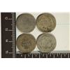 Image 2 : 188?, 1877, 1887 & 1891 SILVER SEATED LIBERTY DIME