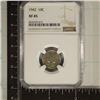 Image 1 : 1942 SILVER MERCURY DIME NGC XF45