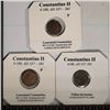 Image 2 : 3 ROMAN ANCIENT COINS: CONSTANTIUS II 337-361 A.D.