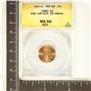 Image 1 : ERROR 1982 LINCOLN CENT ANACS MS66 ZINC SM DATE