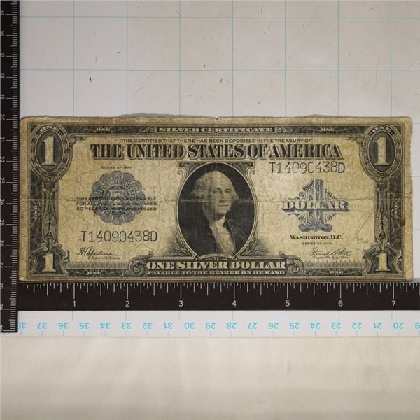 1923-LARGE SIZE $1 SILVER CERTIFICATE HORSEBLANKET