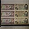 Image 1 : 6-COLUMBIA BILLS: 3-20 PESOS (1972 & 2-79'S) AND 3