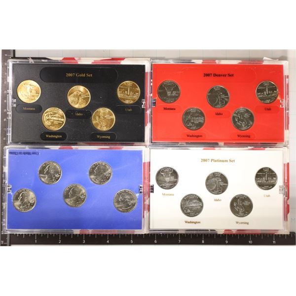 2007 US 50 STATE QUARTERS PROOF SET WITH BOXES