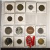 Image 1 : 15 RAILROAD PIECES: TOKENS, STAMP ETC...: WELLS