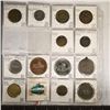 Image 2 : 15 RAILROAD PIECES: TOKENS, STAMP ETC...: WELLS
