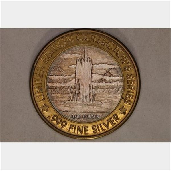 CASINO $10 SILVER TOKEN (UNC) CASINO WINDSOR