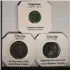 Image 1 : 3 ROMAN ANCIENT COINS: 2-TIBERIUS 14-37 A.D. &