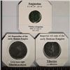 Image 2 : 3 ROMAN ANCIENT COINS: 2-TIBERIUS 14-37 A.D. &