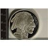 Image 1 : 1 TROY OZ .999 FINE SILVER PROOF INDIAN/BUFFALO