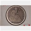Image 1 : 1846 SILVER SEATED LIBERTY HALF DOLLAR SCRATCHED