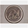 Image 2 : 1846 SILVER SEATED LIBERTY HALF DOLLAR SCRATCHED