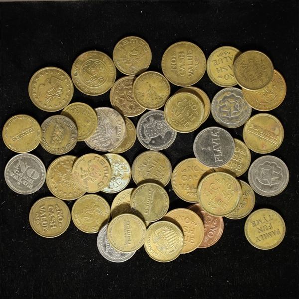 40 ASSORTED METAL ARCADE / AMUSEMENT PARK