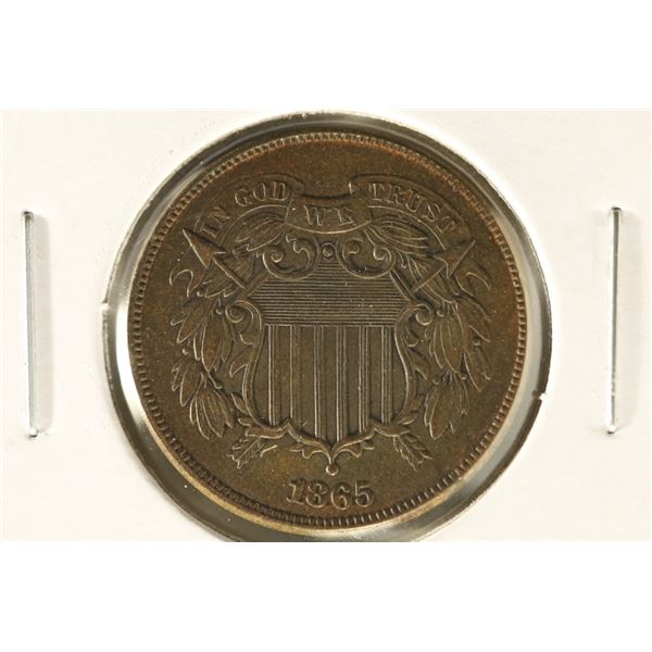 1865 US 2 CENT PIECE - UNC 2026 REDBOOK RETAIL IS